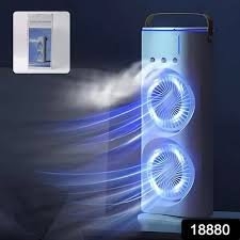 Double Nano Mist Fan (Minimum Order Quantity 1 Carton/20 PCs)