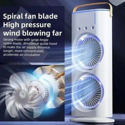 Double Nano Mist Fan (Minimum Order Quantity 1 Carton/20 PCs)