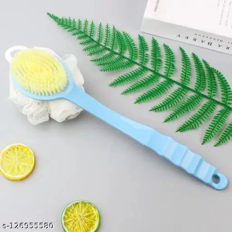 Long Handle Bath sponge and brush (Minimum Order Quantity 1 Carton/200 PCs)