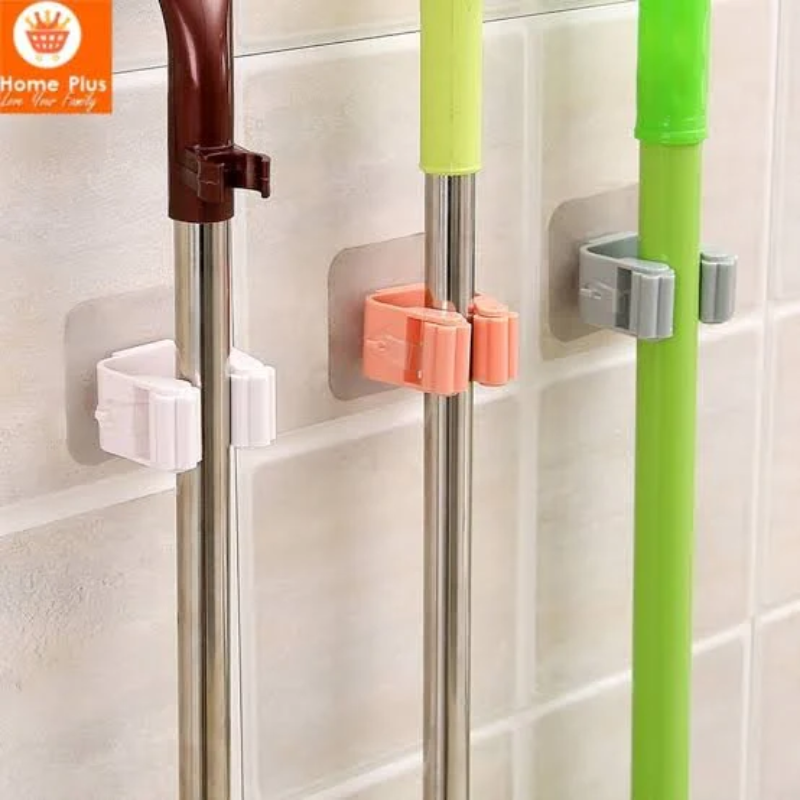 Pack of 6 - Broom Holder Clips (Minimum Order Quantity 1 Carton 600 PCs)